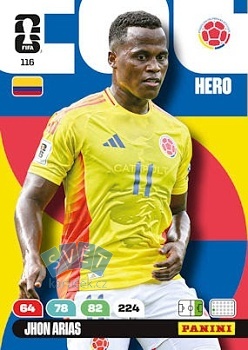 Jhon Arias Colombia Panini FIFA World Cup 2026 Adrenalyn XL #116